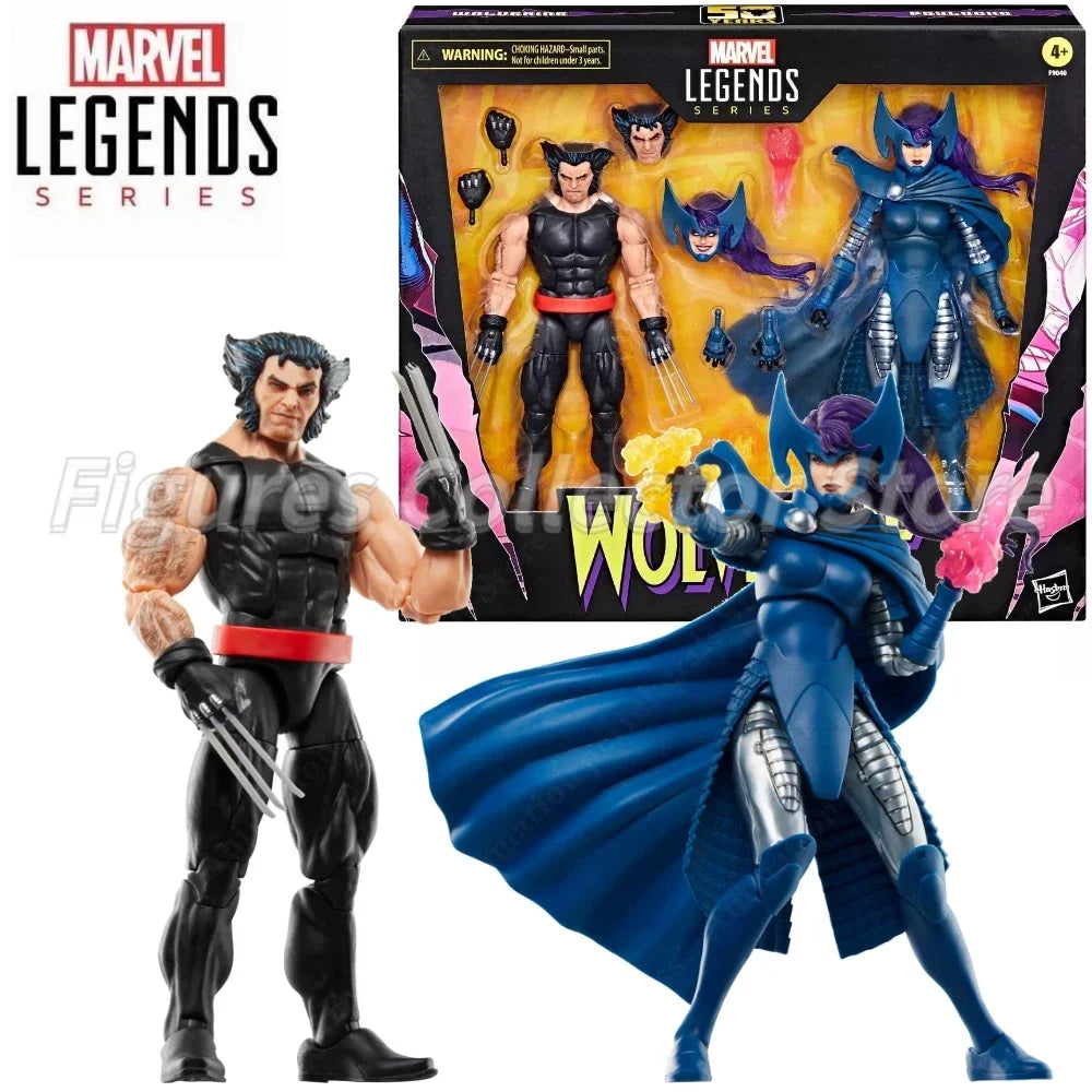 Wolverine & Psylocke 6" Figure 2-Pack | X-Men Collectible Collectible Figures - The Eezee Shop