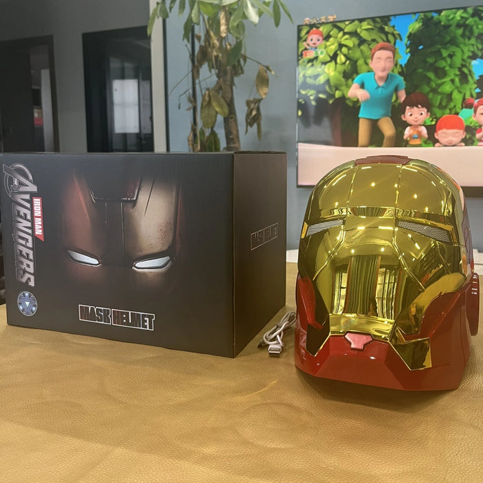 Iron Man 1:1 Voice-Controlled Helmet | Wearable Display Mask Cosplay Masks & Helmets - The Eezee Shop