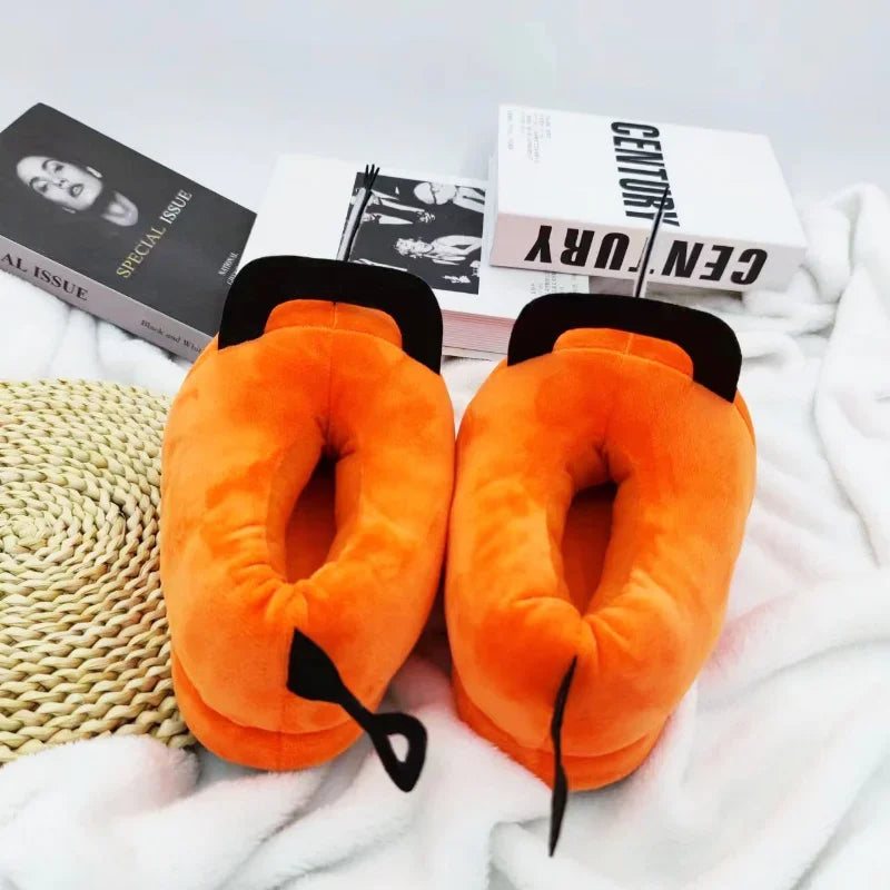 Pochita Plush Slippers | Chainsaw Man Anti-Slip House Shoes Slippers & Sandals - The Eezee Shop