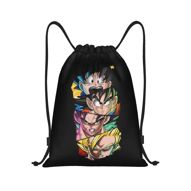 Dragon Ball Drawstring Bag | Waterproof Goku & Vegeta Gym Sack Bags - The Eezee Shop