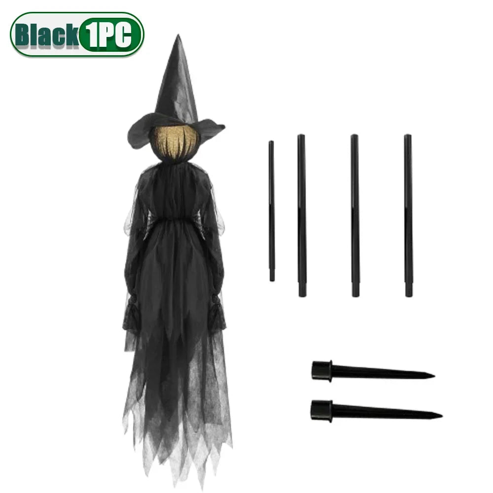 Light-Up Hand-Holding Witches | Sound-Activated Halloween Decor Halloween Decorations - The Eezee Shop