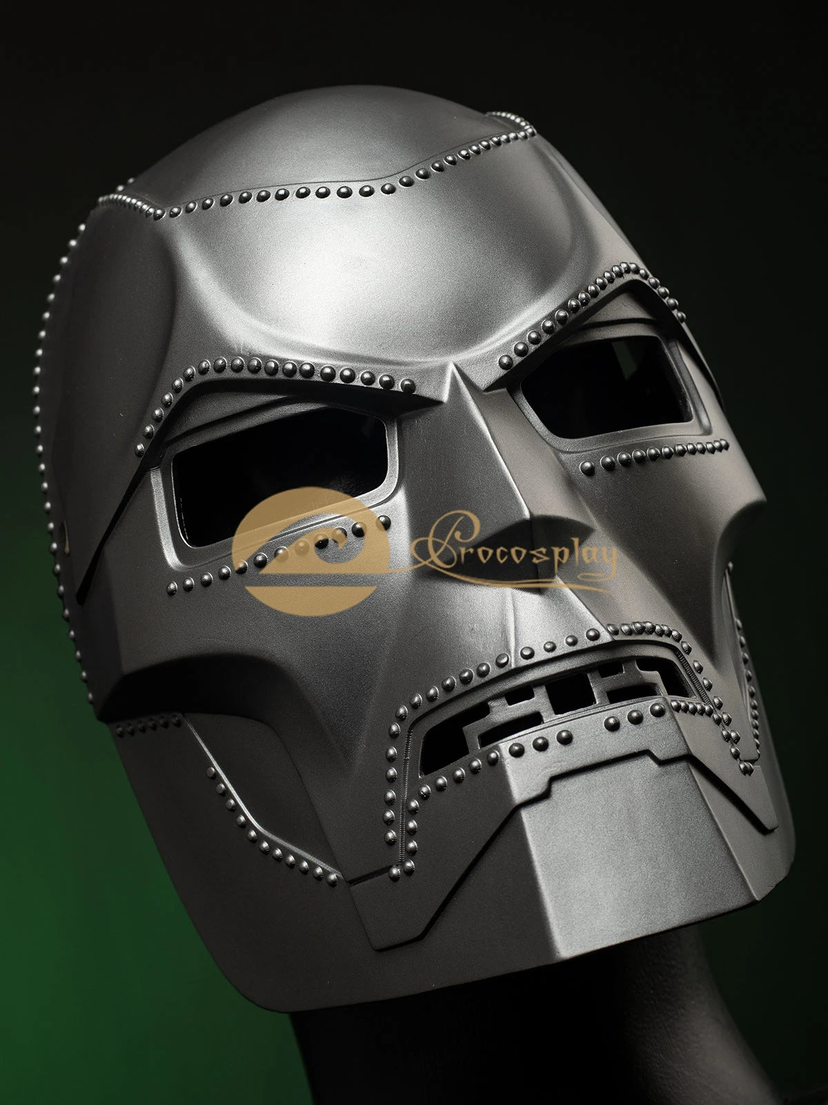 Doctor Doom Resin Cosplay Mask | Dark Grey Wearable Villain Mask Cosplay Masks & Helmets - The Eezee Shop