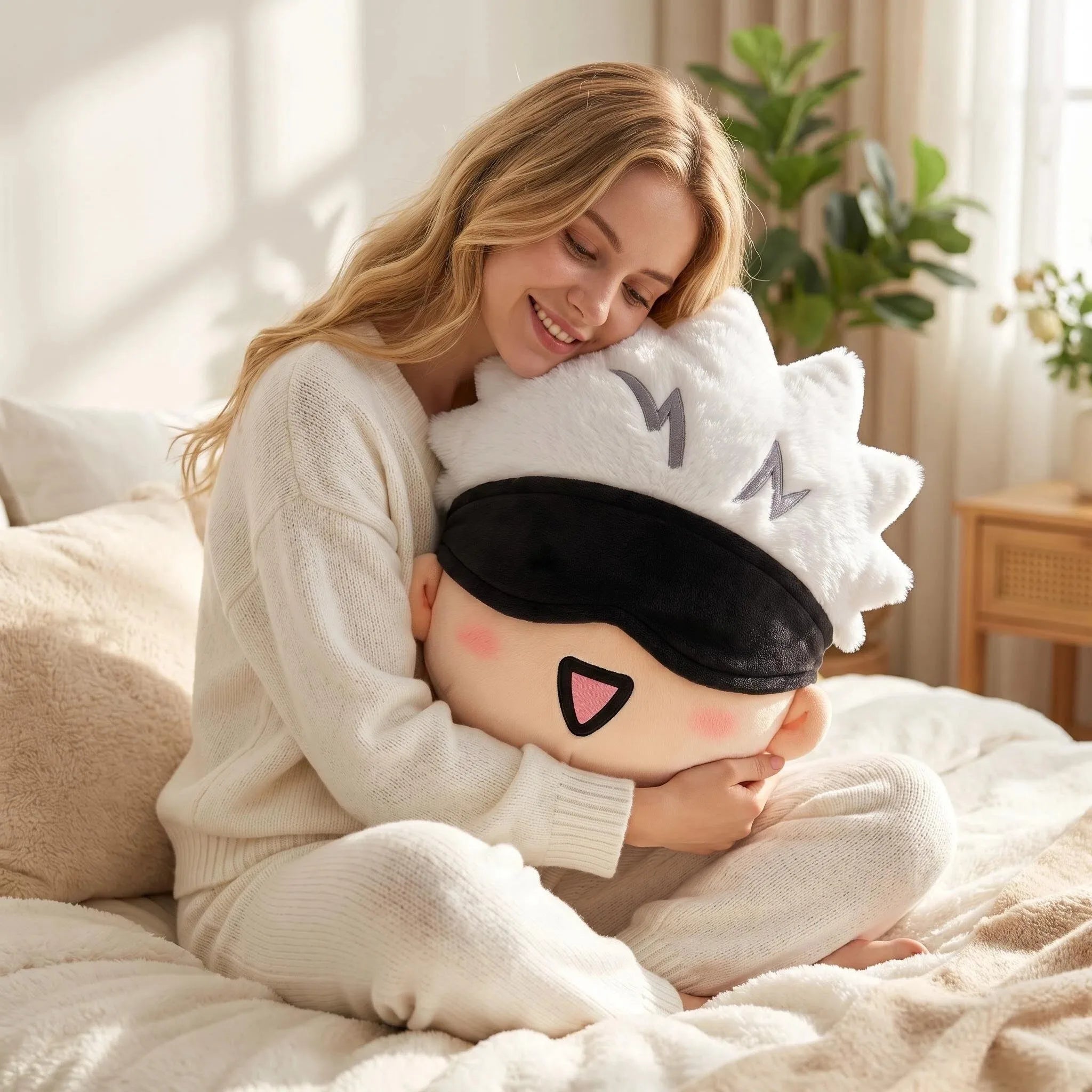 Satoru Gojo Plush Body Pillow | Soft Anime Plushie Cushion Plush Toys - The Eezee Shop