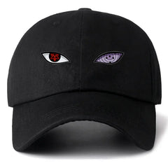Naruto Sharingan Eyes Snapback Cap High Quality Anime Tshirts - The Eezee Shop