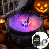 Halloween Smoke Fog Machine,Mini LED Pumpkin Light,Fogger Water Fountain Pond Fog Machine,Halloween Outdoor Decoration - The Eezee Shop