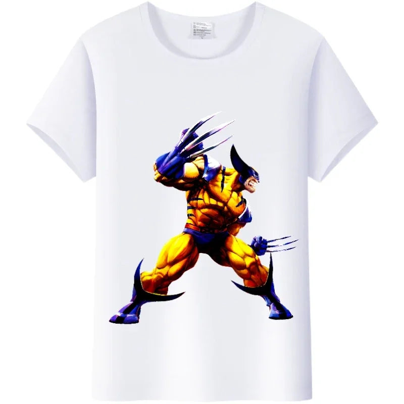 Kids Deadpool & Wolverine T-Shirt | Cartoon Summer Tee Graphic Tees - The Eezee Shop