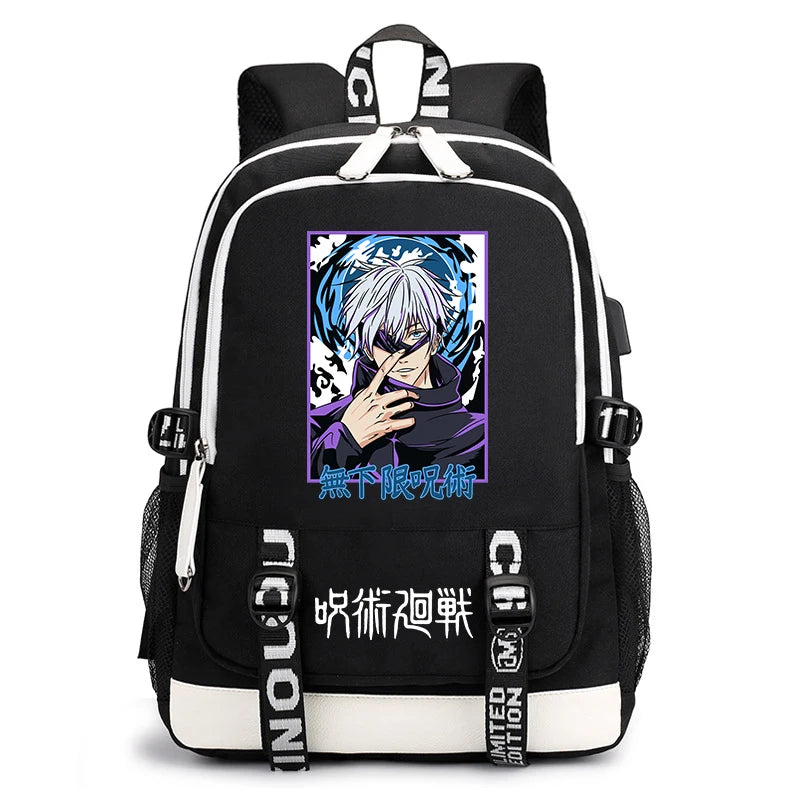 Jujutsu Kaisen Student Backpack | Lightweight Anime Daypack Backpacks - The Eezee Shop