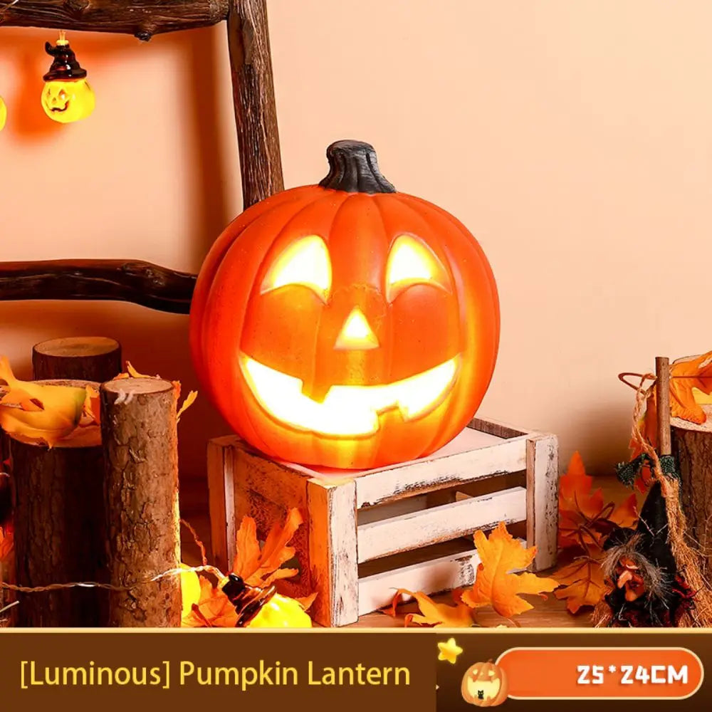 Pumpkins Lamp Halloween Decoration For Home Yard Garden Outdoor Decor Hallowen Horror House Skull Party Props Glow in The Dark - The Eezee Shop