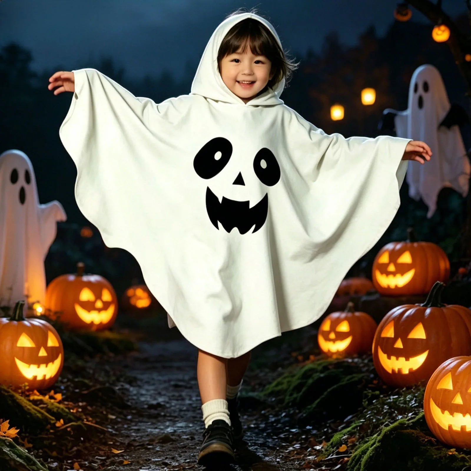 Boys Youth Jacket Halloween Hooded Cape Cute And Funny Comfortable And Breathable For Kid's Role Playing Toddler Boy Coat Fleece - The Eezee Shop