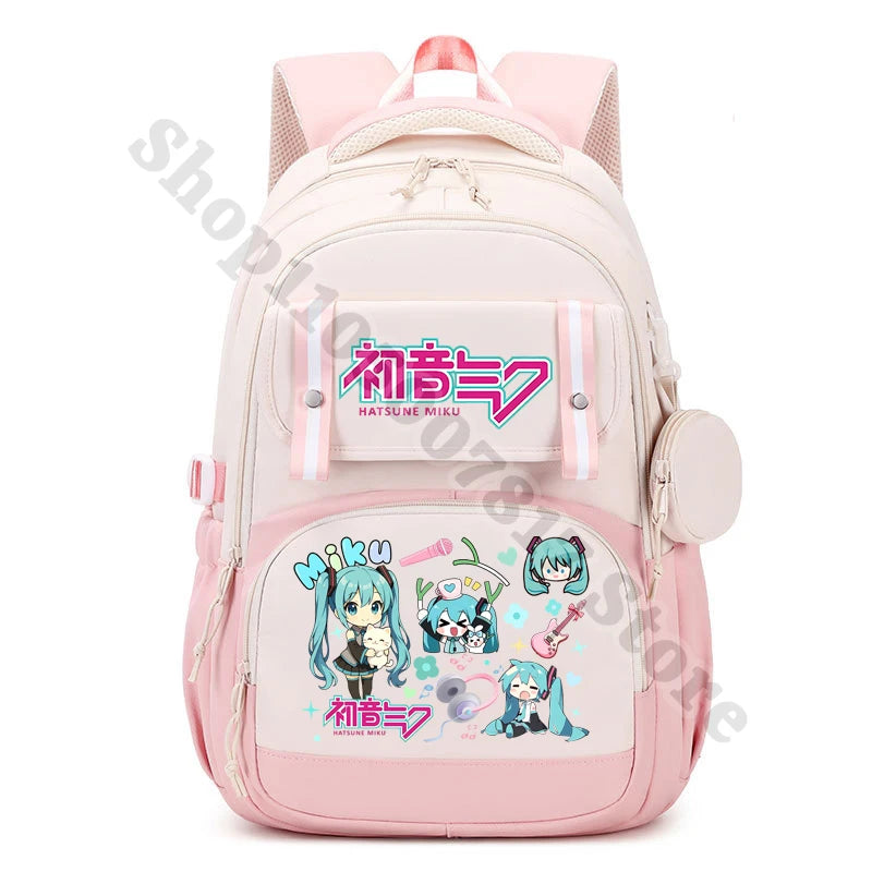 Hatsune Miku Kids Backpack | Cute Large Capacity School Bag Backpacks - The Eezee Shop