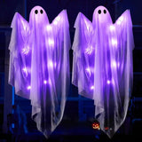 Luminous Hanging Ghost String Lights | Outdoor Halloween Decor Halloween Lights - The Eezee Shop