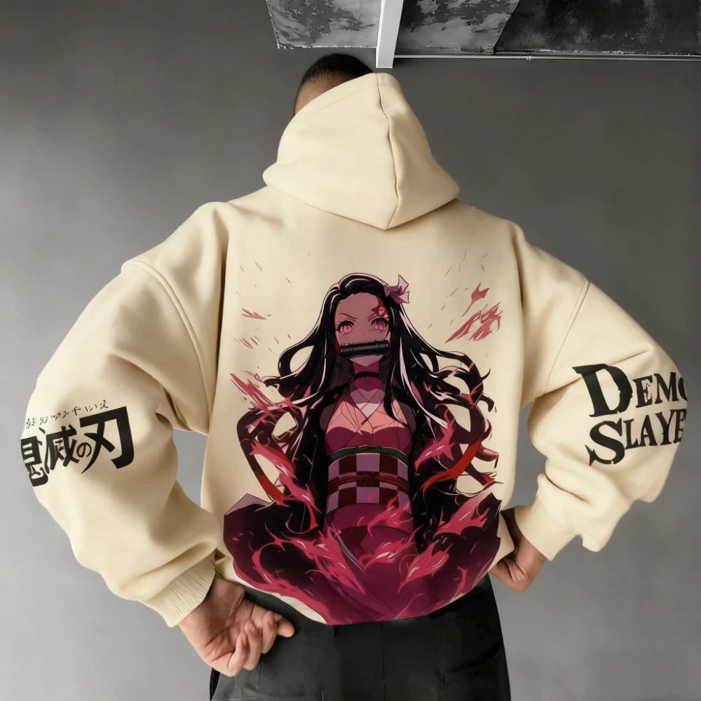 Nezuko Kamado Hoodie | Demon Slayer Parent-Child Sweatshirt Hoodies & Sweatshirts - The Eezee Shop