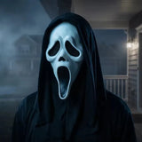Ghost Face Tongue-Out Mask | Realistic Creepy Halloween Mask Halloween Masks - The Eezee Shop