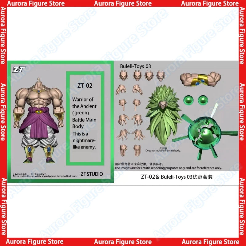 Super Saiyan 3 Broly Action Figure | Dragon Ball Z Collectible Collectible Figures - The Eezee Shop