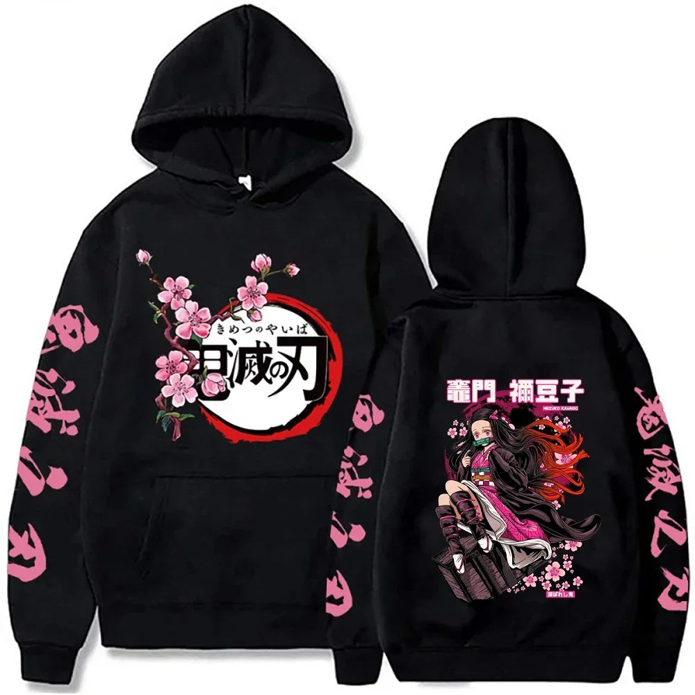 Demon Slayer Graphic Hoodie | Unisex Sports Sweatshirt Hoodies & Sweatshirts - The Eezee Shop