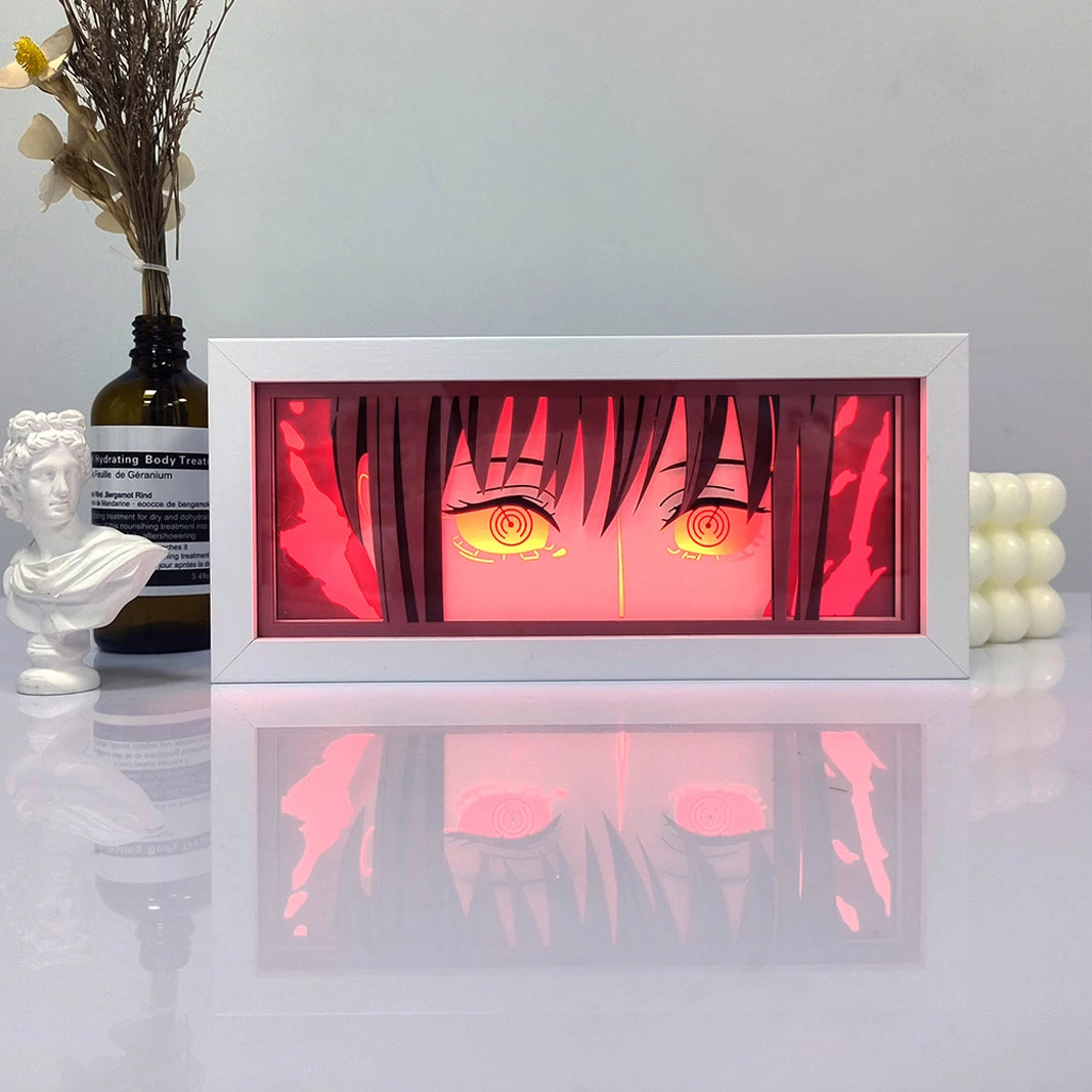Roronoa Zoro Paper-Cut Shadow Box | Remote Color Night Light Lamps & Night Lights - The Eezee Shop