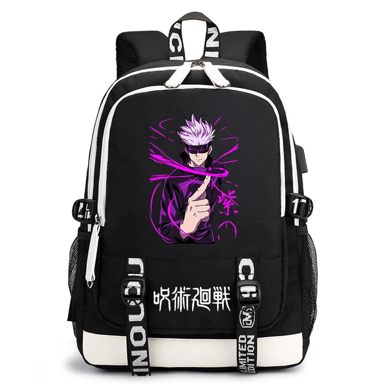 Jujutsu Kaisen Student Backpack | Lightweight Anime Daypack Backpacks - The Eezee Shop