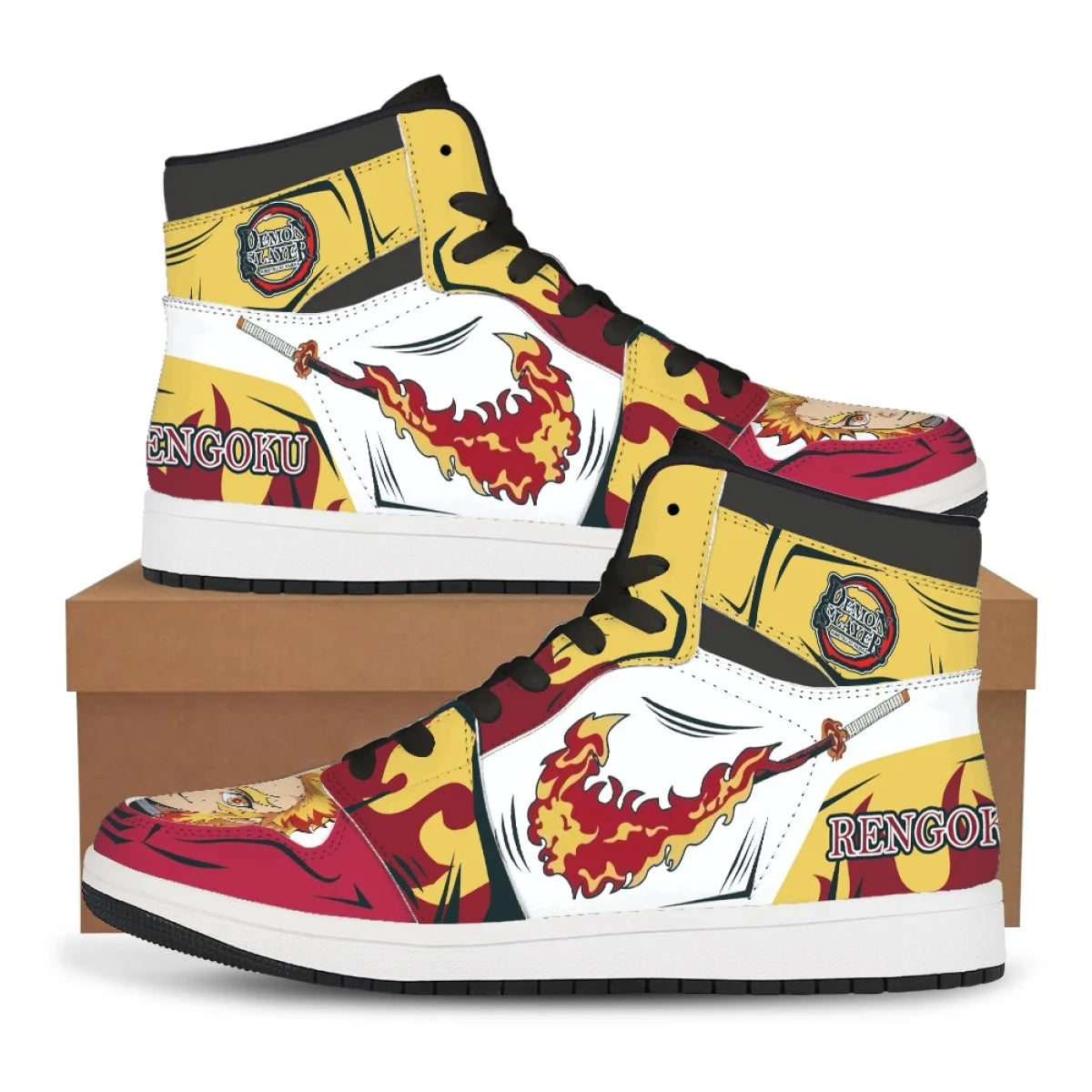 Tanjiro & Nezuko Basketball Sneakers | Demon Slayer Unisex Shoes Sneakers - The Eezee Shop