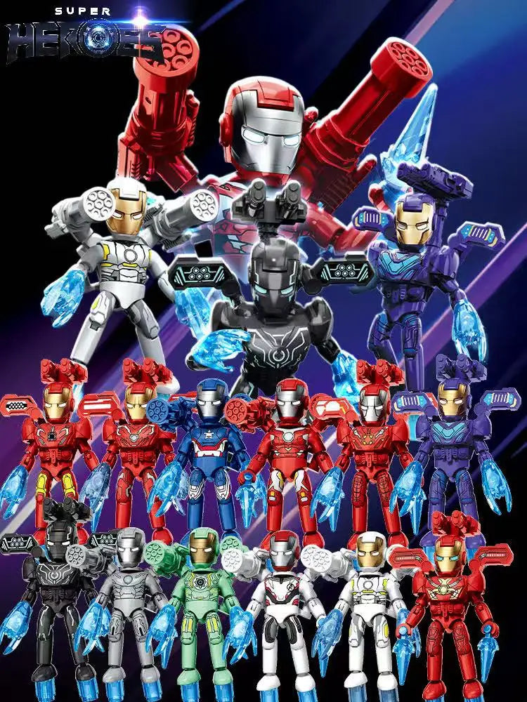 Avengers Pocket Building Block Figures | 12-Piece Mini Set Building Block Sets - The Eezee Shop