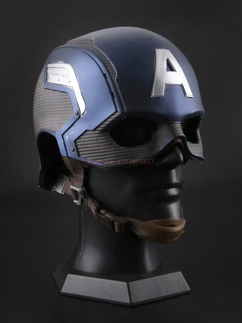 Captain America 1:1 Wearable Helmet | Avengers Display Mask Cosplay Masks & Helmets - The Eezee Shop