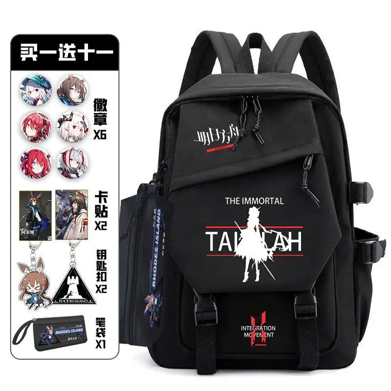 Arknights Backpack with Badge Set | Anime Ita Bag for Students Backpacks - The Eezee Shop