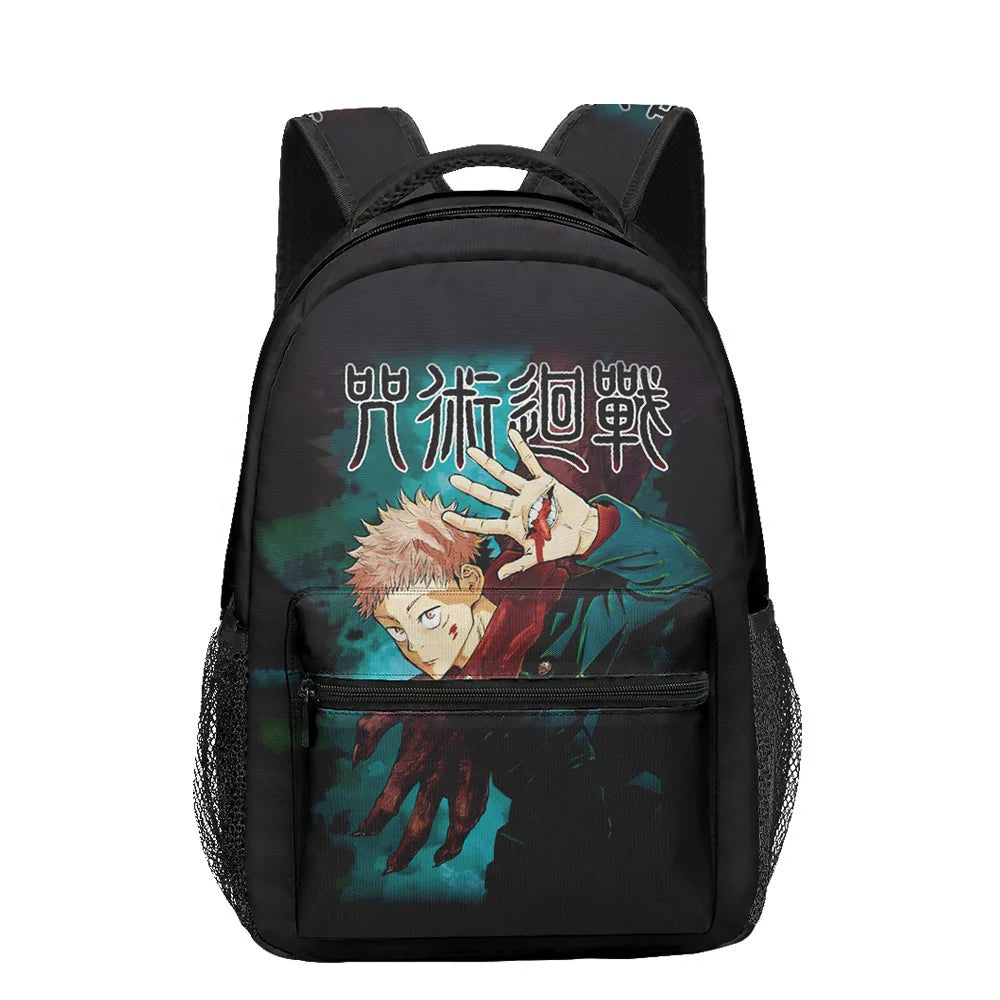 Jujutsu Kaisen Backpack 3-Piece Set | Bag, Pencil Case & Handbag Backpacks - The Eezee Shop