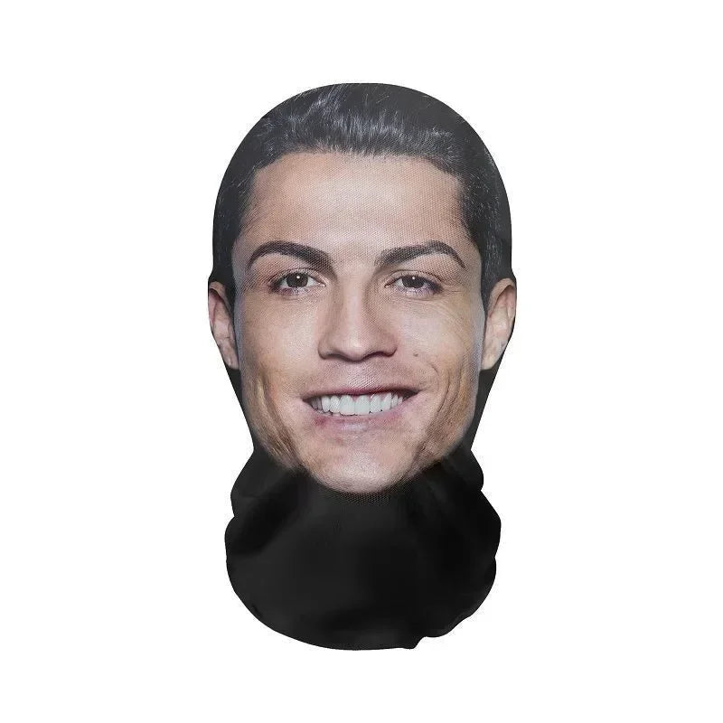 Printed Face Balaclava Mask | Novelty Full Face Halloween Mask Halloween Masks - The Eezee Shop
