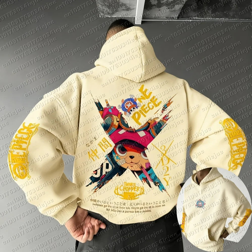 Kids Tony Tony Chopper Hoodie | One Piece Parent-Child Sweater Hoodies & Sweatshirts - The Eezee Shop