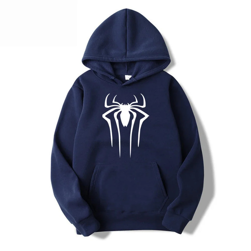 Spider Pattern Hoodie | Unisex Trendy Printed Pullover Hoodies & Sweatshirts - The Eezee Shop