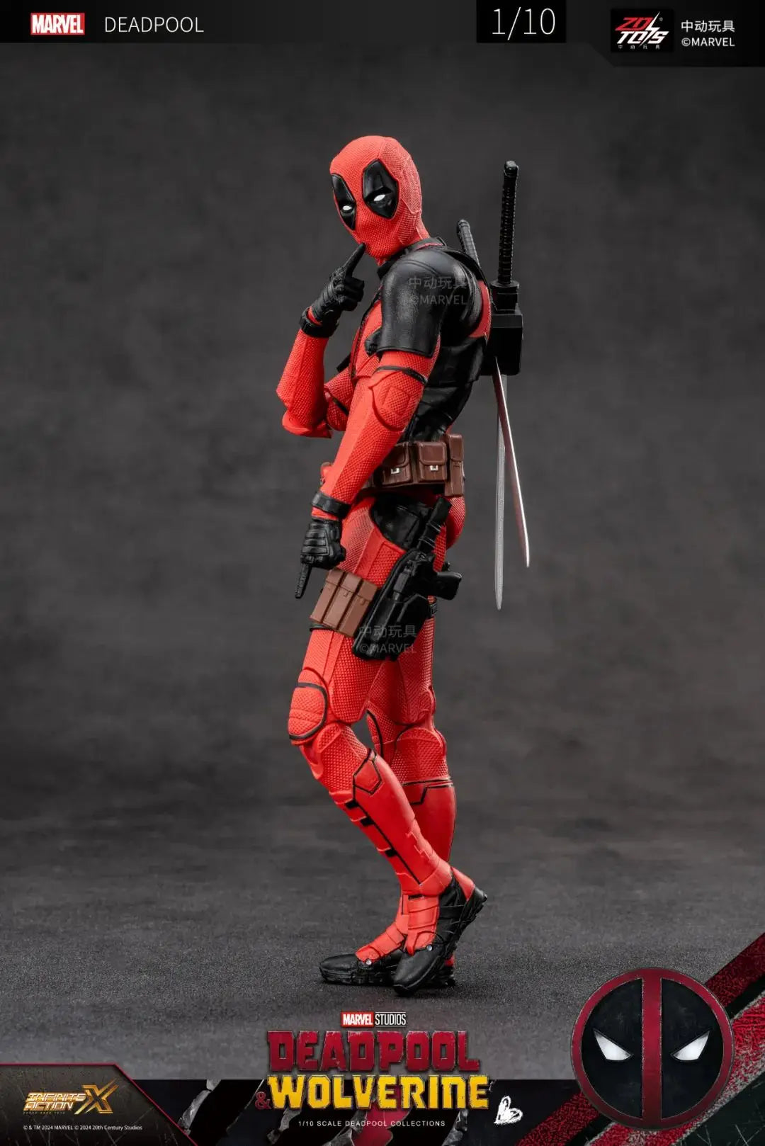 Deadpool & Wolverine 1:10 Action Figure | Boxed Collectible Collectible Figures - The Eezee Shop