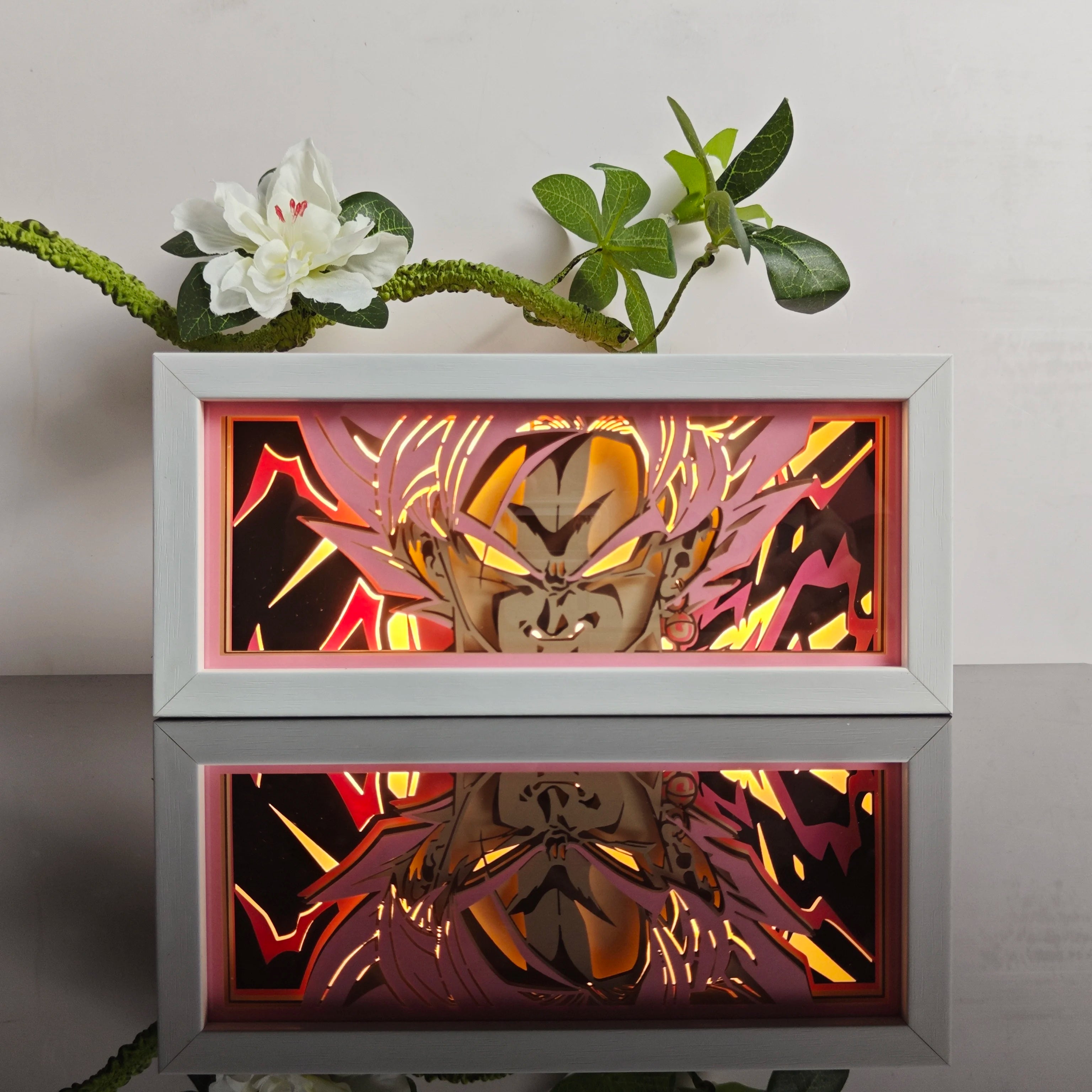 Anime Paper Carved Lamp | 3D LED Color Light Box Lamps & Night Lights - The Eezee Shop
