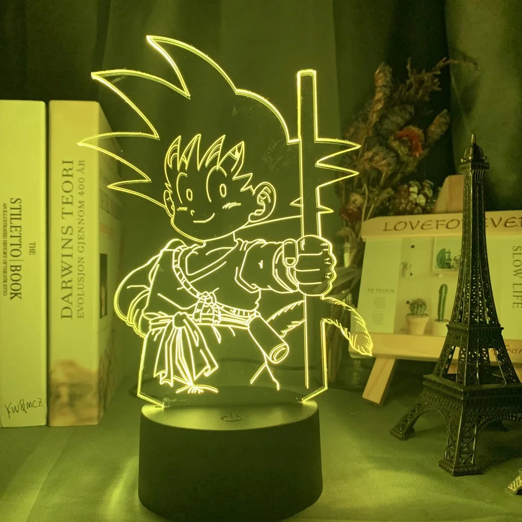 Dragon Ball Z 3D Figure Lamp | Goku, Vegeta, Gohan & Broly Lamps & Night Lights - The Eezee Shop