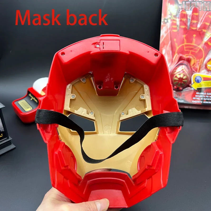 Iron Man Cosplay Set for Kids | Light-Up Mask, Gloves & Launcher Cosplay Props - The Eezee Shop