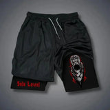 Anime Graphic Gym Shorts | Unisex Quick-Dry Streetwear Shorts Shorts - The Eezee Shop