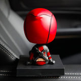 Deadpool & Spider-Man Bobblehead | Car Dashboard Decoration Car Accessories - The Eezee Shop