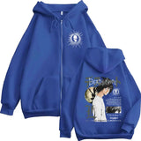 L Lawliet Zip-Up Hoodie | Death Note Hip Hop Sweatshirt Hoodies & Sweatshirts - The Eezee Shop