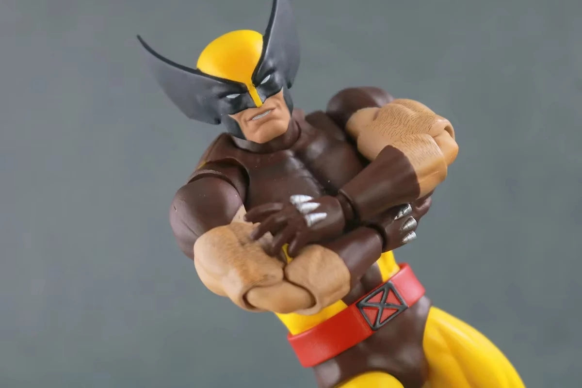 Wolverine Brown Comic Figure | Articulated X-Men Collectible Collectible Figures - The Eezee Shop