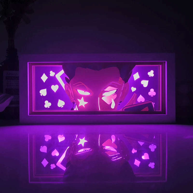 Anime Paper-Cut Light Box | Remote Control Color Night Light Lamps & Night Lights - The Eezee Shop