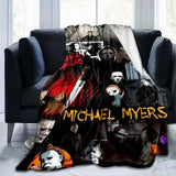 Michael Myers Flannel Blanket | Super Soft Horror Throw Throw Blankets - The Eezee Shop
