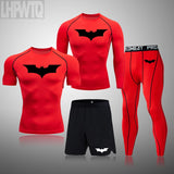 Men's Superhero Compression Set | Quick-Dry Gym Rashguard Suit Gym & Compression Wear - The Eezee Shop