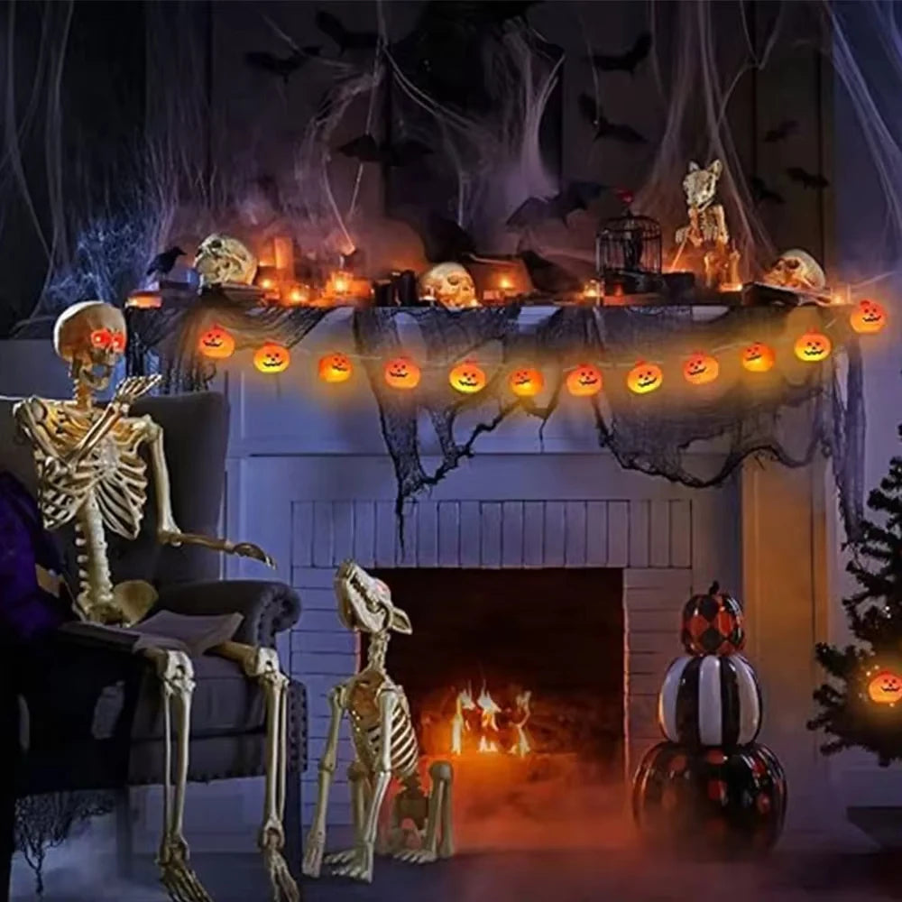 Pumpkin Fairy String Lights | Waterproof Battery Halloween Lights Halloween Lights - The Eezee Shop