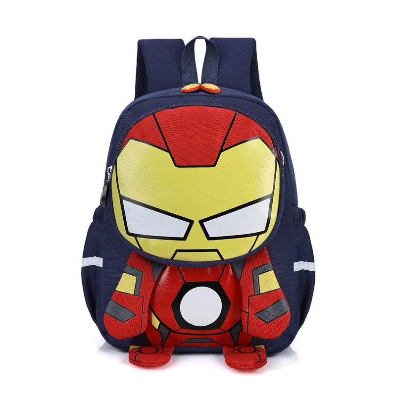 Spider-Man & Iron Man Kids Backpack | 3D Print School Bag Backpacks - The Eezee Shop