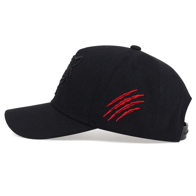 Tiger Embroidered Baseball Cap | Unisex Adjustable Casual Hat Hats & Beanies - The Eezee Shop