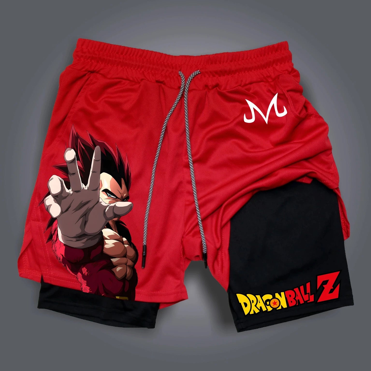 Goku & Vegeta Double-Layer Shorts | Quick-Dry Dragon Ball Shorts Shorts - The Eezee Shop