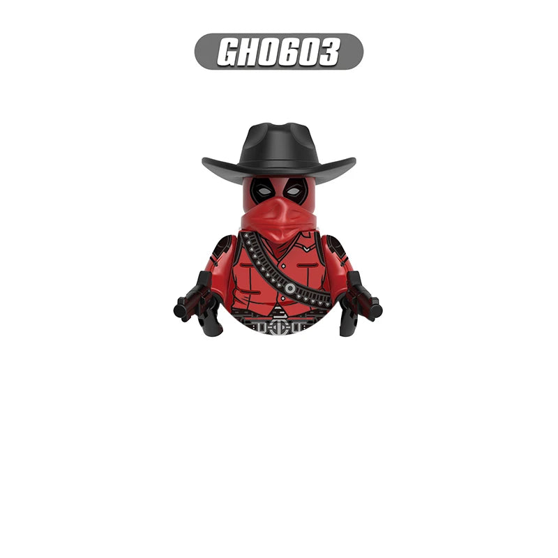 Deadpool Mini Building Block Figures | DIY Brick Toy Set Building Block Sets - The Eezee Shop