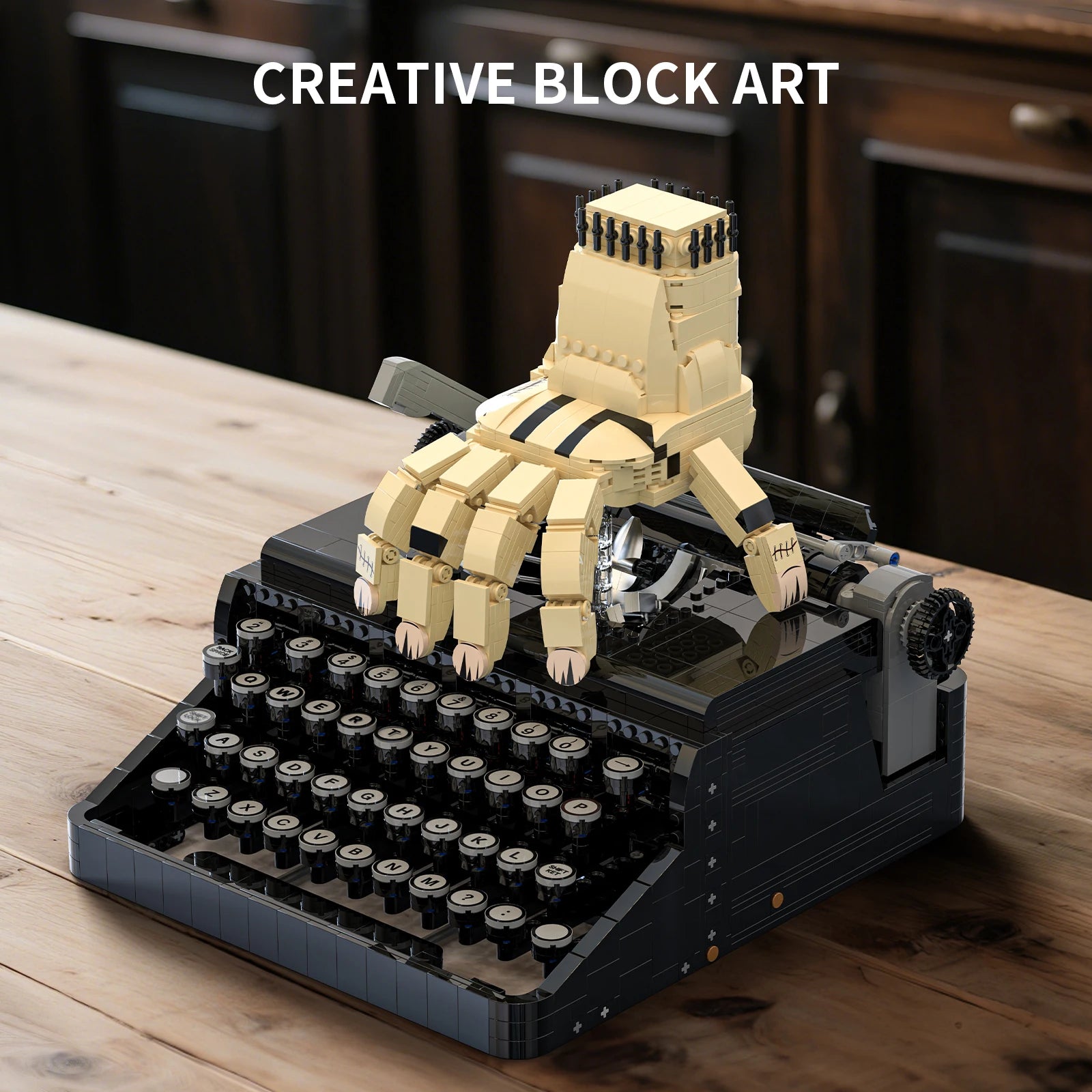 Wednesday Typewriter Building Block Set | 2330-Piece Model Kit Building Block Sets - The Eezee Shop