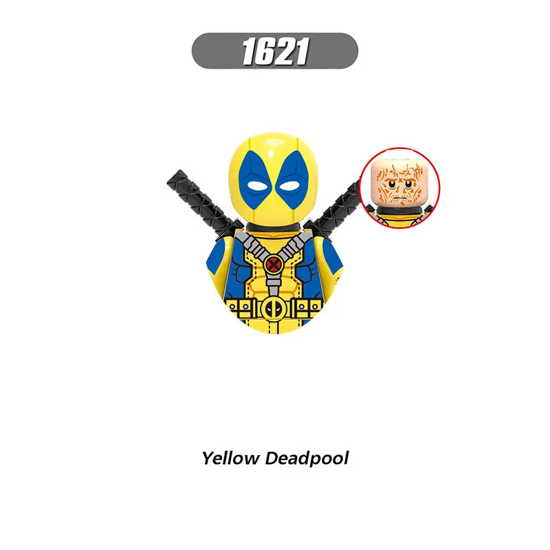 Deadpool Mini Building Block Figures | DIY Brick Toy Set Building Block Sets - The Eezee Shop