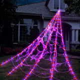 Spider Web LED Lights | 250 LED Waterproof Net with 8 Modes Halloween Lights - The Eezee Shop