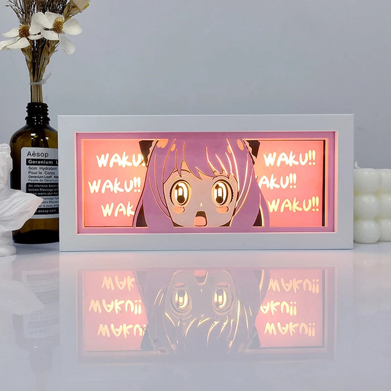 Roronoa Zoro Paper-Cut Shadow Box | Remote Color Night Light Lamps & Night Lights - The Eezee Shop