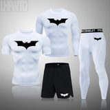 Men's Superhero Compression Set | Quick-Dry Gym Rashguard Suit Gym & Compression Wear - The Eezee Shop